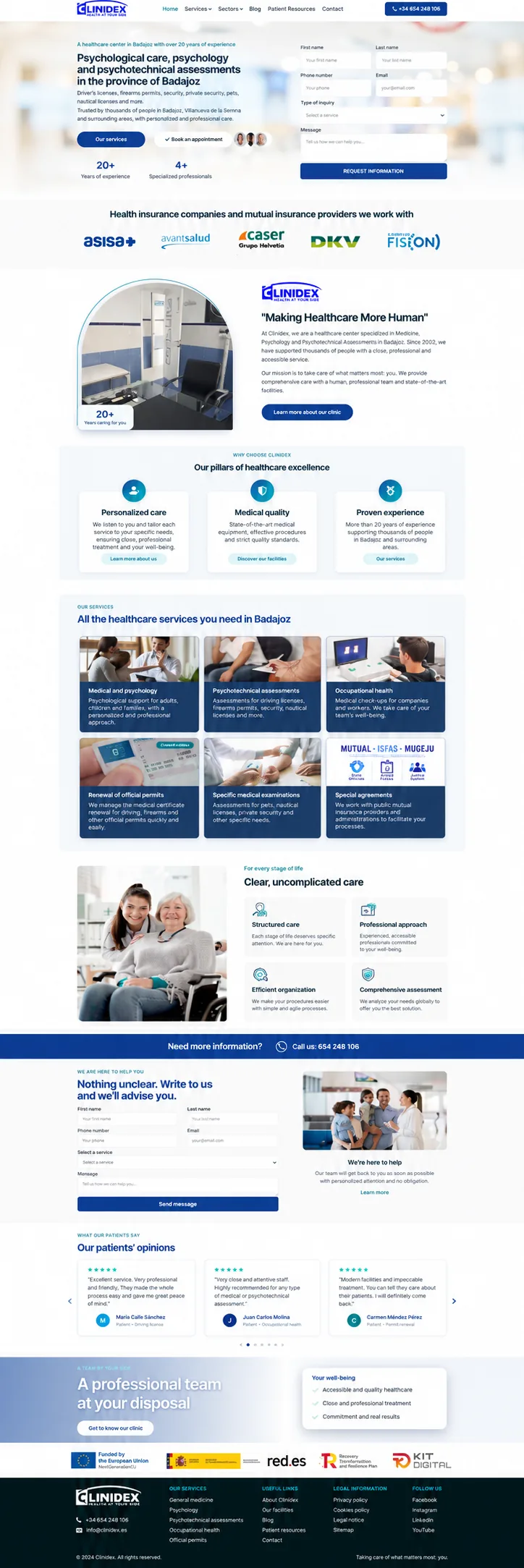 Full website of Clinidex